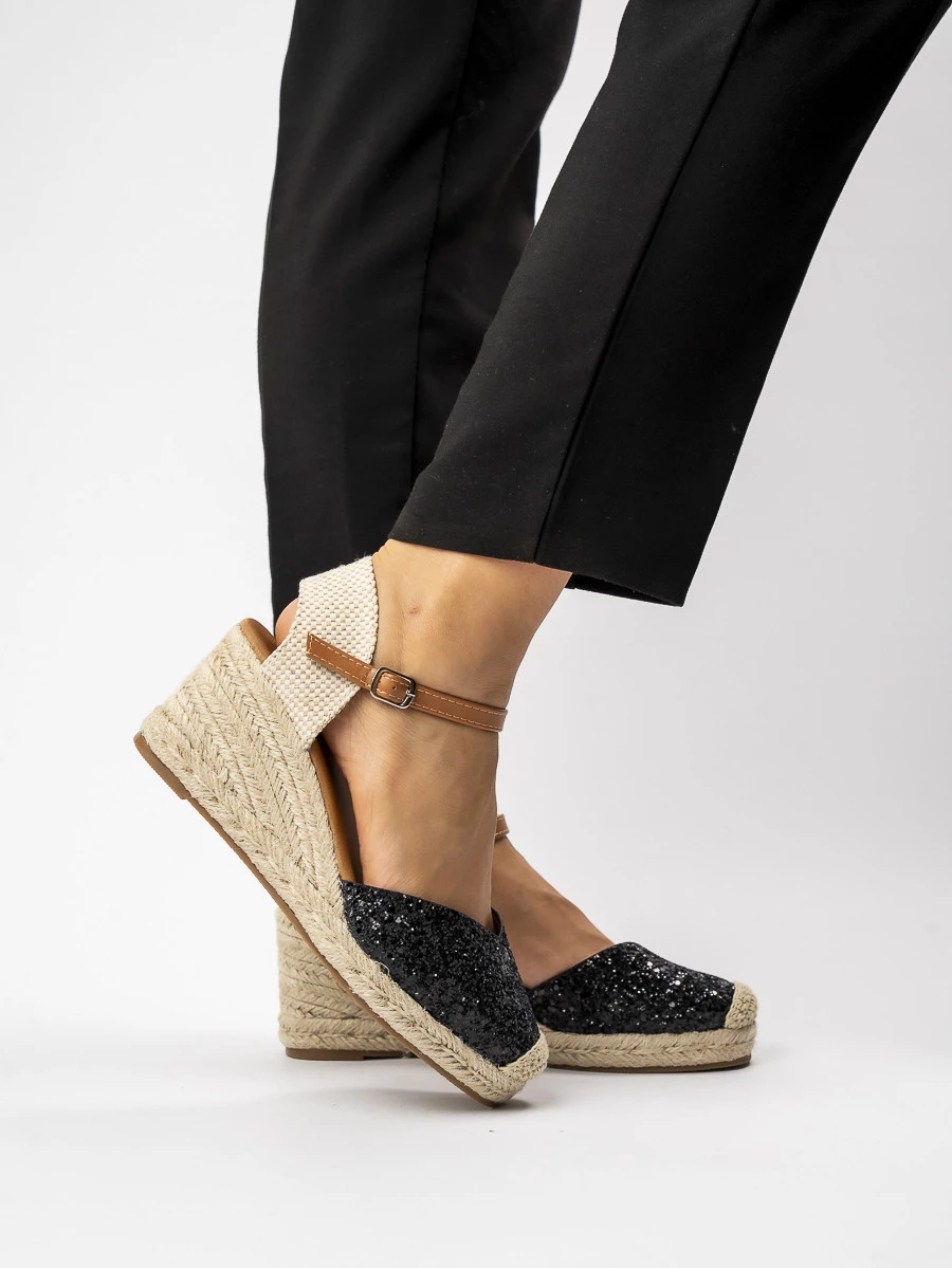 Damskie Espadryle LOLA BLACK