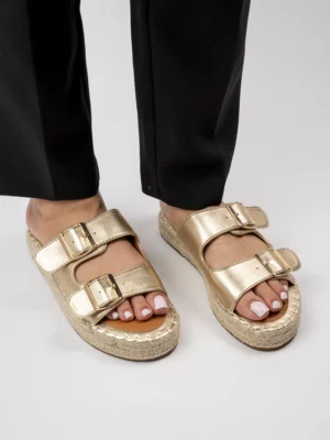 Klapki Luksusowe Złoto