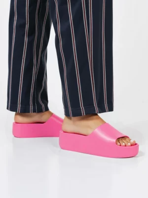 Klapki Plażowe Malibu - Różowa fuksja