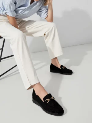 Damskie Mokasyny LUNOVA BLACK