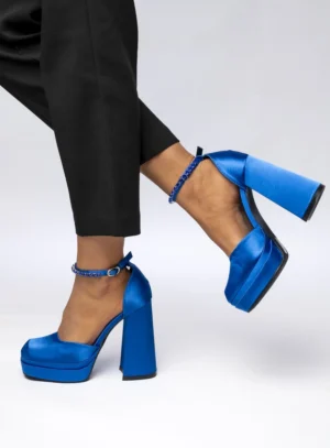 Damskie Czółenka na Platformie LARISSA BLUE