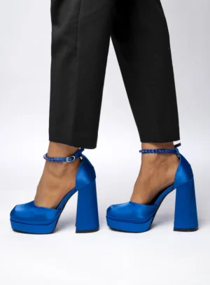 Damskie Czółenka na Platformie LARISSA BLUE