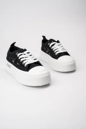 Damskie Sneakersy LACE BLACK