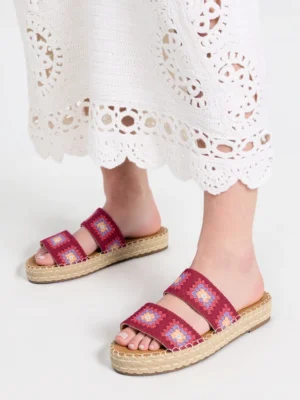 Klapki VIVA w kolorze FUCHSIA