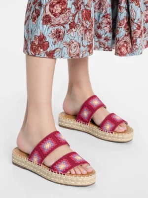 Klapki VIVA w kolorze FUCHSIA