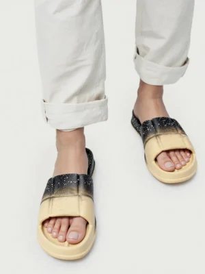 Damskie Klapki ESTRELLA BLACK-BEIGE