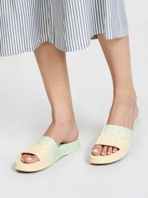 Damskie Klapki ESTRELLA MINT-CREAM