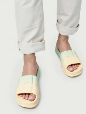 Damskie Klapki ESTRELLA MINT-CREAM