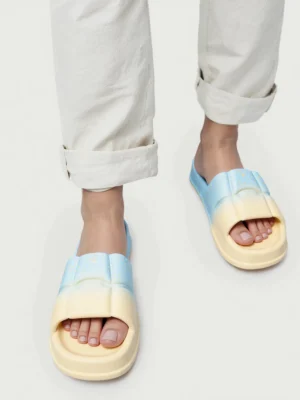 Damskie Klapki ESTRELLA BLUE/CREAM