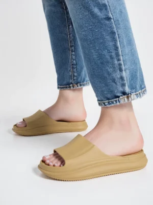 Damskie Klapki COMFORT SLIDE BEIGE