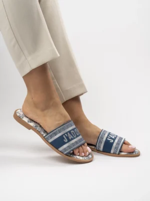 Damskie Klapki J'ADORE BLUE