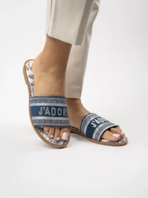 Damskie Klapki J'ADORE BLUE