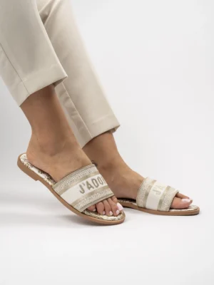 Damskie Klapki J'ADORE Gold