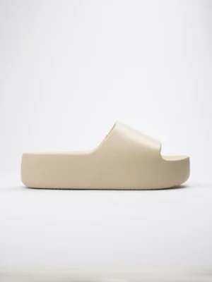 Klapki Plaza Beżowe