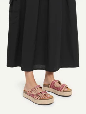 Trampki damskie eleganckie w kolorze Pink