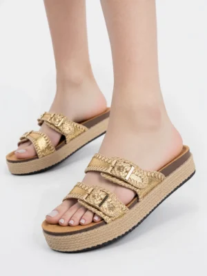 Damskie Klampki Atali GOLD