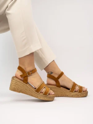 Sandały Eleganza Camel