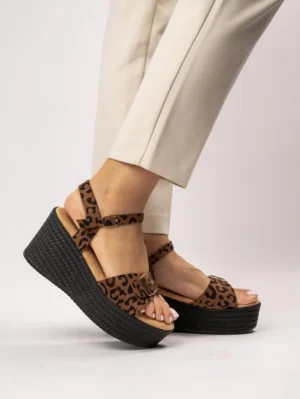 Klapki Safari Leopard