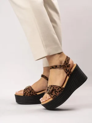 Klapki Safari Leopard