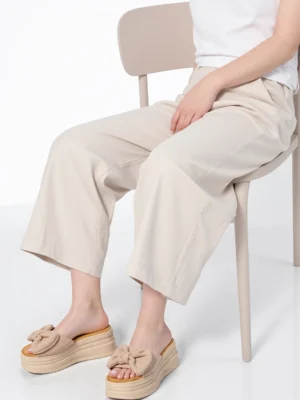 Trampki damskie eleganckie w kolorze Khaki