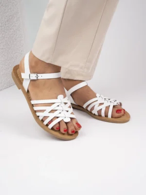 Sneakersy damskie eleganckie w kolorze White