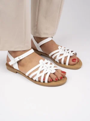 Sneakersy damskie eleganckie w kolorze White