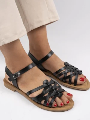 Sandały płaskie Black