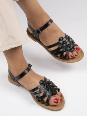 Sandały płaskie Black