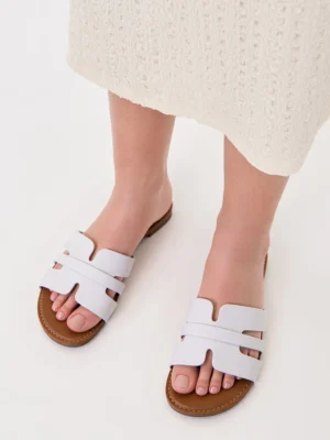Klapki Aurelia WHITE