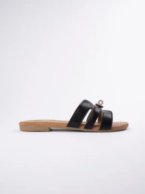 Klapki płaski BLACK