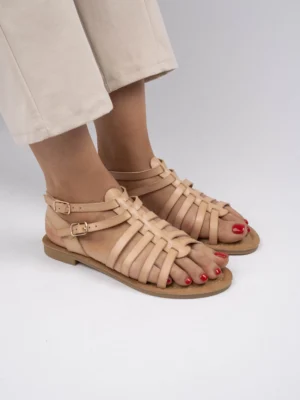 Czółenka damskie eleganckie w kolorze Beige