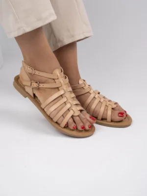 Czółenka damskie eleganckie w kolorze Beige