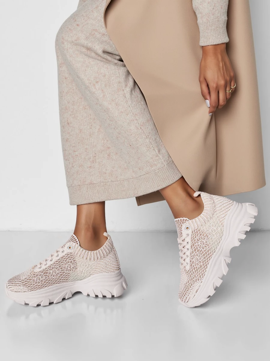 Mokasyny damskie eleganckie w kolorze Beige