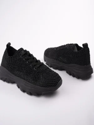 DAMSKIE SNEAKERSY  BLACK