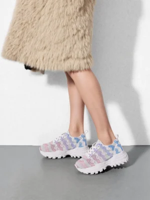 Czółenka damskie eleganckie w kolorze COLORFUL