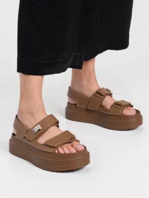 Szpilki damskie eleganckie w kolorze Khaki