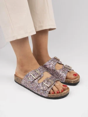 Sandały damskie eleganckie w kolorze Colour