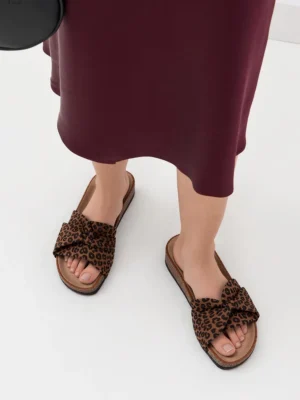 Trampki damskie eleganckie w kolorze Leopard