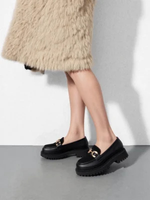 Damskie Mokasyny BLACK