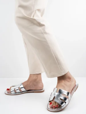 Klapki MILANO SILVER