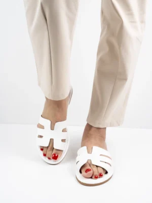 Klapki MILANO White