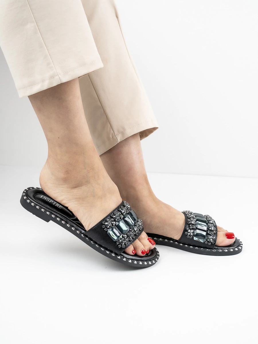 Modne klapki damskie w kolorze Black