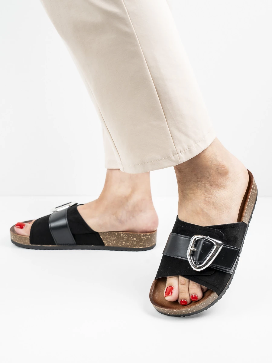 Modne Klapki damskie w kolorze Black