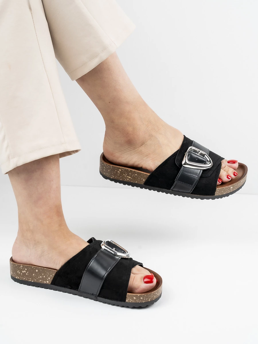 Modne Klapki damskie w kolorze Black