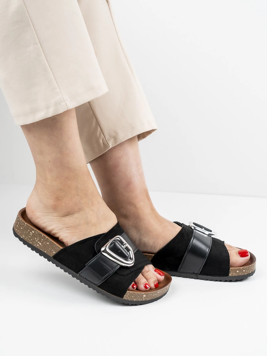 Modne Klapki damskie w kolorze Black