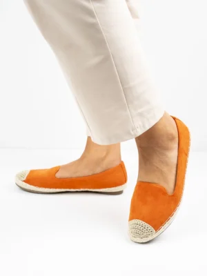 Modne espadryle damskie w kolorze Arancione