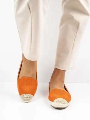 Modne espadryle damskie w kolorze Arancione