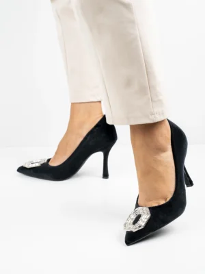 Modne czółenka damskie w kolorze Black