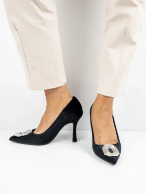 Modne czółenka damskie w kolorze Black