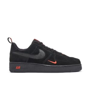 Buty Nike Air Force 1 ’07 LV8 Black Crimson Czarne - DZ4514-001
